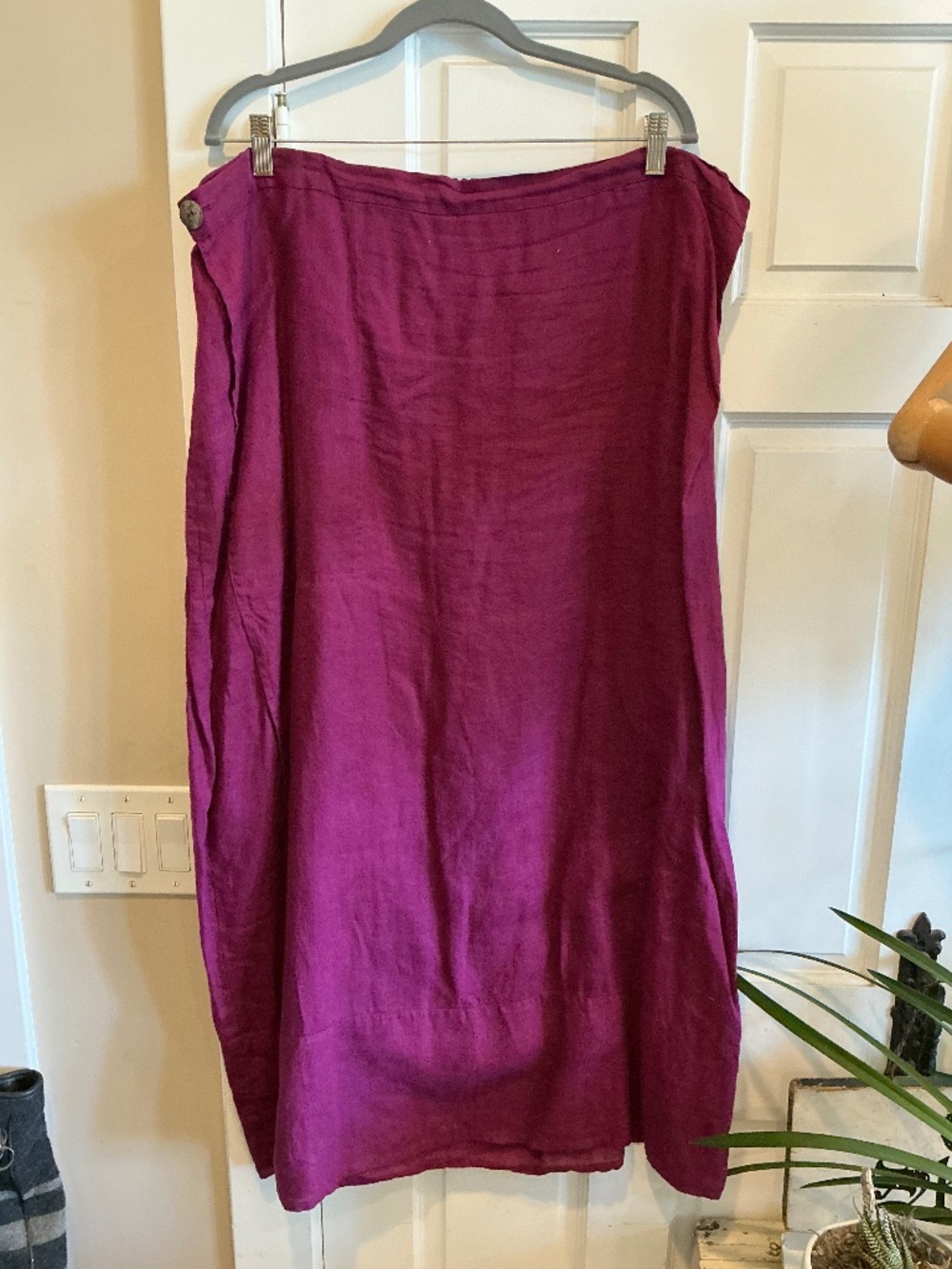 Flax skirt in magenta fushia!  Wow what a stunner! In plus size 3G!
